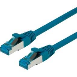 VALUE 21991955 - Cable de interconexiones Cat.6a S/FTP PIMF azul 5m