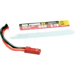 RED POWER RD XT 650 S1 - Paquete de baterías, Li-polímero, 3,7 V, 650 mAh