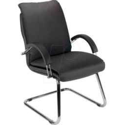 NOWY NADIR SW - NOWY STYL silla de visitante Nadir Steel negro imitación