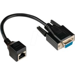 GOOD CONNECTIONS GC 4945-FF - Cable adaptador RJ45 hembra > D-sub de 9 polos. Casquillo, negro