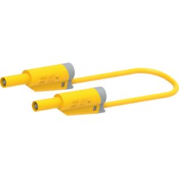 ELECTRO PJP PJP 2712-100J - Cable de medición, 1,0 mm², 1,0 m, amarillo, apilable