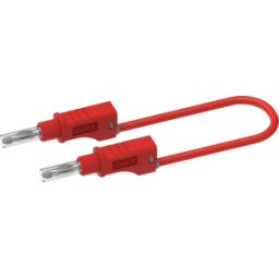 ELECTRO PJP PJP 2211/100R - Cable de medición con conectores banana, SIL 0,75 mm², 1,