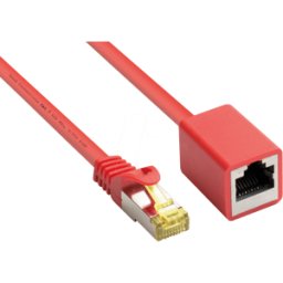 GOOD CONNECTIONS GC 8070VR-050R - Alargador de cable de interconexiones, Cat.7, rojo, 5,0 m