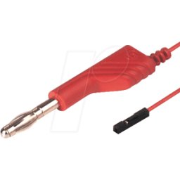 HIRSCHMANN TEST & MEASUREMENT MAL N4-0,64 RT - Cable adaptador, MAL N 4-0,64/100-0,25, rojo