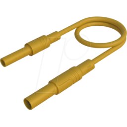 HIRSCHMANN TEST & MEASUREMENT MAL SGG-B 100 GE - Cable de medición, 2,5 mm², 1,00 m, amarillo, asegurado