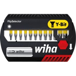 WIHA 41828 - Juego de brocas FlipSelector, 13 piezas TORX, 25 mm, Y-bit