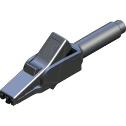 HIRSCHMANN TEST & MEASUREMENT MA 260-SH SW - Pinza de cocodrilo, 4 mm, negro, con protección contra co