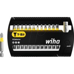 WIHA 41834 - Juego de brocas XLSelector, 13 piezas mixtas, 50 mm, Y-bit