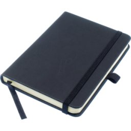 KANGARO 552621 - Cuaderno, a cuadros 5 mm (A6), 96 hojas, negro