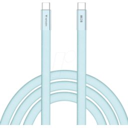 VERBATIM 30273 - Sync and charging cable, USB-C, 60 W, 1.2 m, blue