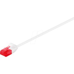 GOOBAY 93691 - Cable de interconexiones de perfil bajo Cat.6, U/UTP, 0,5 m, bla