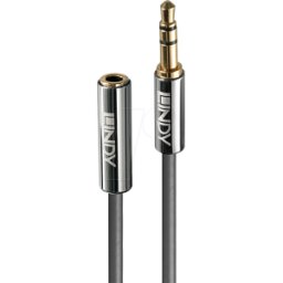 LINDY 35329 - Cable de audio, conector jack de 3 patillas de 3,5 mm, ud./cobre