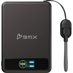 BMX B939-05-BL - Banco de energía, Estado sólido, sólido, 5000 mAh, MagSafe, negr