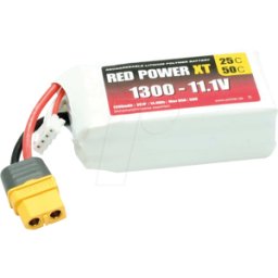 RED POWER RD XT 1300 S3 - Paquete de baterías, Li-polímero, 11,1 V, 1300 mAh