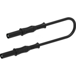 ELECTRO PJP PJP 2310-100N - Cable de medición, 0,75 mm², 1,0 m, negro