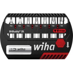 WIHA 42139 - Juego de bits BitBuddy, 8 piezas mixtas, 29 mm, TY-bit
