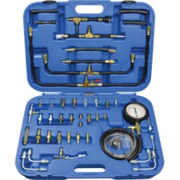 BRILLIANT TOOLS BT 0581400 - Juego de comprobadores de presión de gasolina, 0 - 10 bar