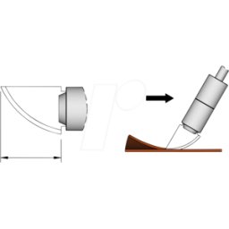 JBC TOOLS JBC C245138 - Punta de soldadura C245 Forma de hoja, C245138/12,0 mm, hoja red