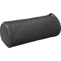 KANGARO 58100 - Estuche de lápiz, redondo, negro