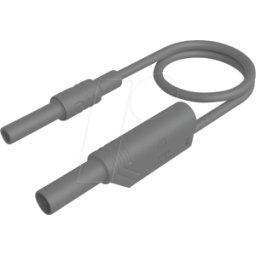 HIRSCHMANN TEST & MEASUREMENT MAL S WSB 100 GR - Cable de medición, 2,5 mm², 1,00 m, gris, protegido, apil