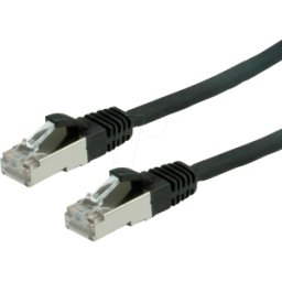 VALUE 21990716 - Cable de interconexiones Cat.6 S/FTP PIMF negro 1,5m