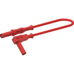 ELECTRO PJP PJP 2359-100R - Cable de medición, recto/angular, SIL 1 mm², 1,0 m, rojo