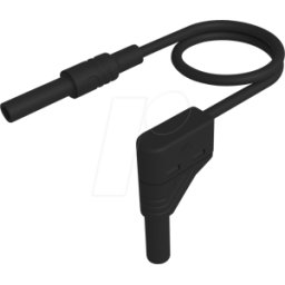 HIRSCHMANN TEST & MEASUREMENT MAL SWG-B 100 SW - Cable de medición, 2,5 mm², 1,00 m, negro, asegurado