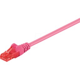GOOBAY 95273 - Cable de conexión Cat.6 U/UTP, CCA, magenta, 20,0 m (20 p