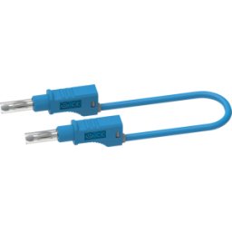 ELECTRO PJP PJP 2211/100BL - Cable de medición con conectores banana, SIL 0,75 mm², 1,