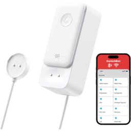 SWITCHBOT SWB W4402010 - Detector de agua WLAN, con cable sensor
