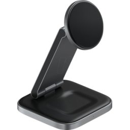 SATECHI ST-Q31FM-EA - Cargador Qi, 3en1, MagSafe, 5 W, negro