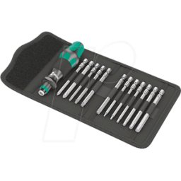 WERA 05004171001 - Juego de puntas Kraftform Kompakt, 13 piezas variadas