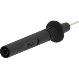 ELECTRO PJP PJP 405-IEC-SW - Sonda de prueba de 2 mm, con conexión de 4 mm, negro