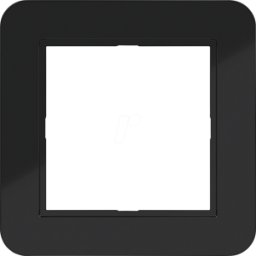 HAGER WAD7100BG - Marco 1-fold, c.1, medianoche negro brillante