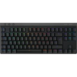 LOGITECH G515TSW - Teclado para juegos, USB/radio/Bluetooth, RGB, táctil