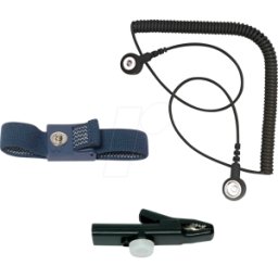 BERNSTEIN BERN 9 342 - Juego de puesta a tierra ESD, pulsera, cable, pinza, 3 piezas