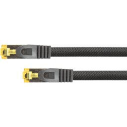 PYTHON PYT 8070PY-250S - Cable de conexión - cable crudo Cat.7 negro 25m.