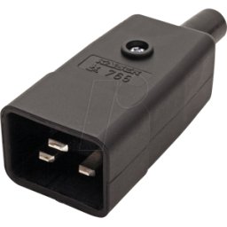 BACHMANN BACH 915.175 - Enchufe de alimentación C20, negro