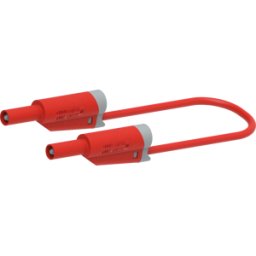 ELECTRO PJP PJP 2719-100R - Cable de medición, SIL 1,0 mm², 1,0 m, rojo, apilable
