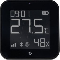 SHELLY B HTD ZBB - Shelly BLU H&T; Display ZB, negro
