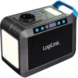 LOGILINK PPS0301 - Central eléctrica portátil, 300 W, 375 Wh
