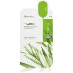 Essential Mask Teatree Mascarilla Facial Calmante En Forma De Hoja Anti-Acné 24 Ml