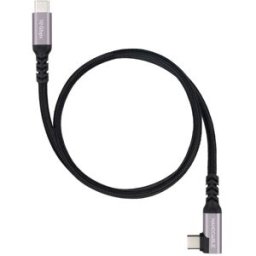 Nanocable Cable Acodado USB 3.2 Gen2x2 100W/5A 4K/60Hz USB-C M/M 3 M