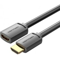 Vention Cable Alargador HDMI 4K AHCBJ - HDMI Macho - HDMI Hembra - 5m - Negro