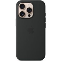 Funda Silicona Negro para Apple iPhone 16 Pro