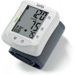 Laica BM1006 monitor de ritmo cardiaco Muñeca Gris, Blanco