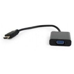 Gembird A-HDMI-VGA-04 HDMI VGA Negro adaptador de cable