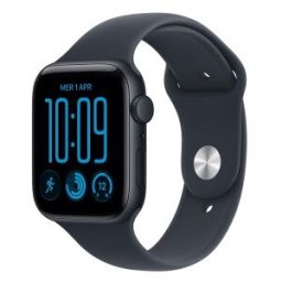 Apple Watch SE (3nd generation) SE 3 (GPS) - Caja de aluminio en color medianoche de 44 mm - Correa