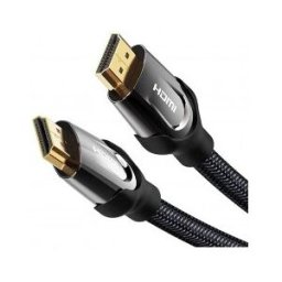 Cable HDMI 2.0 4K Vention VAA-B05-B1000 - HDMI Macho - HDMI Macho - 10m - Negro