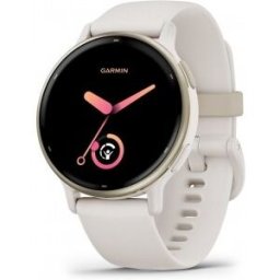 Garmin Vivoactive 5 42MM Aluminio, Polímero Blanco con correa color Blanco